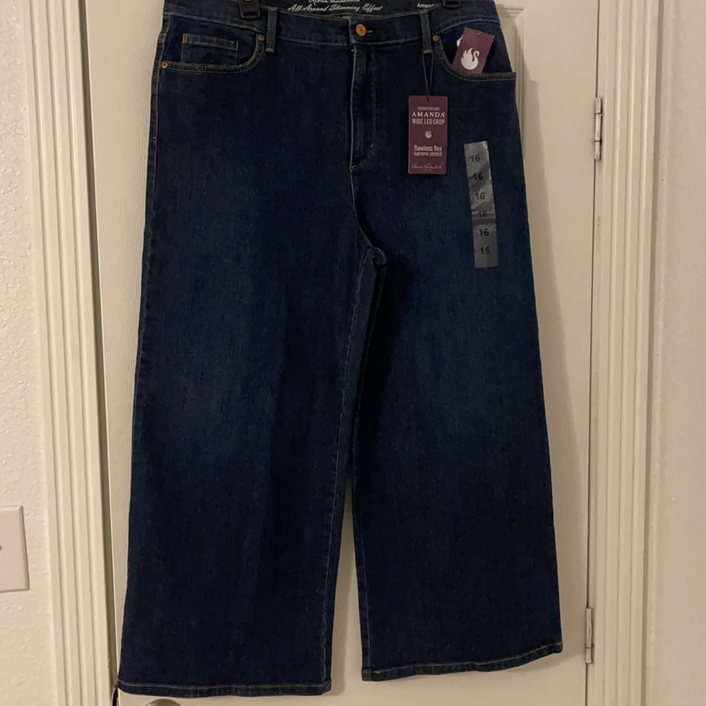 Gloria Vanderbilt Amanda Wide Leg Crop